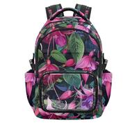 SyXIOP Viola Calla Lily Flowers Scuola Trasparente Zaino PVC Trasparente Trasparente Trasparente Zaino per Ragazzi Ragazze Bambini, Età 7-18 mochila de viaje para nina
