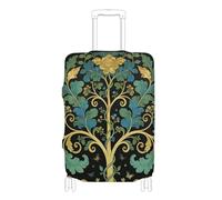 SyXIOP William Morris, copertura elastica per bagagli da viaggio con albero della vita, verde, per valigie da viaggio, adatta per bagagli da 45,7 a 81,7 cm, William Morris - Albero della vita verde