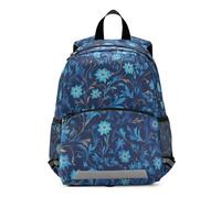 SyXIOP William Morris Style Blue Floral Pattern personalizzato bambini zaino petto cinghia libro borse per ragazzo mochila para ni?os de 3 a?os