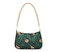 SyXIOP William Morris Style Shell Fish Fern borse alla moda per le donne a tracolla con multi tasche borsa per le donne lavoro