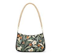 SyXIOP William Morris Wild Floral borsa a tracolla da donna alla moda con tasche multiple borse da donna per la corsa