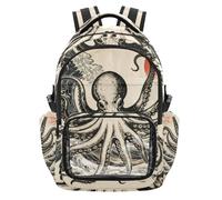 SyXIOP Zaino trasparente con onde del mare dell'oceano giapponese per la scuola in PVC trasparente zaino sportivo borsa da allenamento per ragazzi ragazze, età 7-18 mochila de viaje para nina