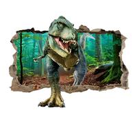 SYXLS 2PCS 3D Dinosaur Wall Sticker, Large Wall Sticker Animal Dinosaur, 25cm x 70cm, Camera Bambini Camera Da Letto Asilo Camera Giochi Decorazione Per Pareti, Camera Bambini Per Ragazza Ragazzo