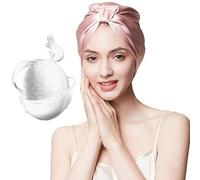 SYXLS Bonnet di Seta naturale per Dormire, 100% Puro Silk Copricapo da Notte, Berretto di Seta di Gelso Sleep Cap per le Donne Cura dei Capelli Soft Silk Hair Wrap Elastic Stay on Head