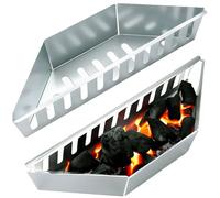 SYXLS Cestino per Carbonella da Barbecue in Acciaio Inox BBQ Charcoal Basket, Pezzi per un Calore Uniforme Nella Griglia Del Bollitore, Cestino Di Carbone, Facile Da Pulire e Sovrappostibile