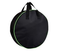 SYXLS Custodia per cavi, borsa portatile per cavi per veicoli elettrici, borsa per cavi di ricarica, custodia resistente, kit di strumenti cilindrici con cerniera in tessuto Oxford nero, design