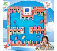 SYXLS Enlightenment Giocattoli Cognitivi Puzzle Per Bambini Yacht Magnetico Istruzione e Esercizio Giochi Di Cervello Educazione Sensoriale Ragazzi e Ragazze Abilità Motorie Formazione