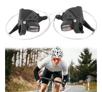 SYXLS Mountain Bike Cambio 3x8 - Set Leva del Cambio e Freno a 8 Velocità per Bici a Sinistra e Destra - 24 Velocità