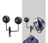 SYXLS Portacasco per Moto, Portacappelli da Parete, Supporto Casco da Parete Staffa Rotante per Cappello, Cornici per Moto con più Caschi Montate a Parete, Espositori per Caschi da Moto Ganci