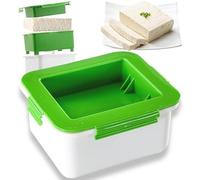 SYXLS Pressa Tofu, Scolapressa Tofu Fatta In Casa, Pressa Tofu Originale, Può Essere Lavata In Lavastoviglie Per Migliorare La Qualità Del Piatto, Adatta a Tutti i Tipi Di e Formaggio (Verde)