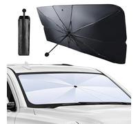 SYXWILTVU Ombrello Parasole Auto per Tesla Model 3, Parasole Parabrezza Anteriore Termico Pieghevole, Protezione Solare Interno Anti UV
