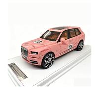 SYYANFEI 1:18 Per Rolls-Royce Cullinan BB Edition Auto Da Collezione Pressofuse Regalo Natale Per Audiofili Modellino Realistico Auto(Rosa)