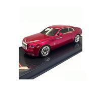 SYYANFEI 1:18 Per Rolls-Royce Phantom Modello Collezione Resina Ornamento Tavolo Regalo Per Le Feste Audiofile Modellino Realistico Auto(Rose red)