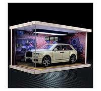 SYYANFEI Modellino Realistico Auto 1:20 Per Rolls-Royce Cullinan Con Scatola Espositiva Auto Pressofusa Statica Da Collezione Regalo Decorativo Giocattolo(White)