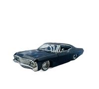 SYYANFEI Modellino Realistico Auto 1:24 Per Bilancia Chevrolet Impala SS 1967 Pressofuso In Lega Di Metallo Auto D'epoca Collezione ModeStatic Display Giocattoli Giocattolo(Nero)