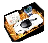 SYYANFEI Modellino Realistico Auto 1:24 Per Ferrari SP3 Con Scatola Regalo Modello In Lega Auto Da Collezione Veicolo Ornamenti Commemorativi Giocattolo(White)