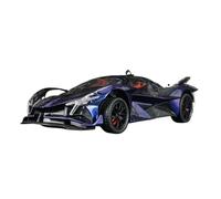 SYYANFEI Modellino Realistico Auto 1:24 Per La Simulazione Di Auto Da Corsa In Lega Apollo Evo Con Suono E Luci Torna Al Gioco Del Giocatore Giocattolo(Purple)