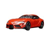 SYYANFEI Modellino Realistico Auto 1:24 Per Toyota GR Supra Rossa Modello Di Auto Sportiva In Lega Per Hobby, Regalo Creativo Per La Collezione Di Ragazzi Giocattolo(Rosso)