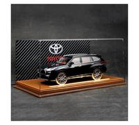 SYYANFEI Modellino Realistico Auto 1:24 Per Toyota Highlander SUV Fuoristrada Modello Di Auto In Metallo Pressofuso Veicolo Regali Di Festa Giocattolo(Nero)