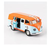 SYYANFEI Modellino Realistico Auto 1:36 Per Bus Transporter Van Gulf Blue Alloy Model Car Per Volkswagen T1 Samba Toy Giocattolo(Style 2)