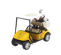 SYYANFEI Modellino Realistico Auto 1:36 Per Mini Golf Cart Giocattolo Veicolo A Traino Regalo Di Compleanno Per Le Vacanze Giocattolo(Yellow)