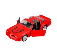 SYYANFEI Modellino Realistico Auto 1:36 Per RMZCITY Pontiac Firebird Lega Pull Back Modello Auto Collezione Giocattoli Regalo Giocattolo(Rosso)