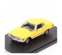 SYYANFEI Modellino Realistico Auto 1/64 Per Benz 450SL1973 Auto Classica Lega Di Metallo Pressofuso Modello Di Auto Finito Ornamento Giocattolo Per Hobby Giocattolo(Yellow)