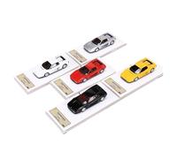 SYYANFEI Modellino Realistico Auto 1:64 Per Collector's Edition 199 Resin Model Car Limited Con Base Prodotto Finito Statico Giocattolo(Nero)