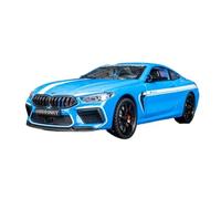 SYYANFEI Modellino Realistico Auto Collezione Di Giochi Per Hobby Di Modellini Di Auto In Lega Con Ornamenti Creativi Grigi In Scala 1:24 Per BMW M8 Giocattolo(Blu)