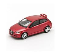 SYYANFEI Modellino Realistico Auto Idee illimitate per veicoli in miniatura in lega Volvo C30 in scala 1/64 Giocattolo(Rosso)