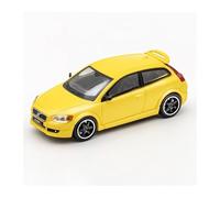SYYANFEI Modellino Realistico Auto Idee illimitate per veicoli in miniatura in lega Volvo C30 in scala 1/64 Giocattolo(Yellow)