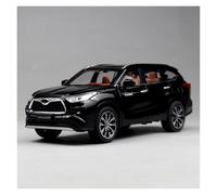 SYYANFEI Modellino Realistico Auto Modellino Auto Giocattolo Metallo Pressofuso Toyota Highlander In Scala 1:24 Regalo Per Ragazzi E Adolescenti Adulti Giocattolo(Nero)