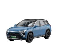 SYYANFEI Modellino Realistico Auto Modellino In Miniatura Per Auto NIO ES8 In Scala 1:32 Veicoli In Lega Pressofusa Suono Luce 6 Porte Aperte Regali Giocattolo(Blu)