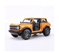 SYYANFEI Modellino Realistico Auto Modello Auto Giocattolo Lega Ford Bronco Wildtrak 2021 Scala 1:18 Con Base Per Appassionati Giocattoli Regali Da Collezione Giocattolo(Yellow)