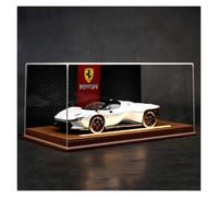 SYYANFEI Modellino Realistico Auto Modello Pressofuso Ferrari SP3 In Scala 1:24 Auto Giocattolo Da Esposizione Regalo Per Appassionati Giocattolo(White)