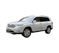 SYYANFEI Modellino Realistico Auto Scala 1:18 Per Il Modello Replica Toyota Highlander 2012 Modello Colleziona Invia Ad Un Amico Regalo Ornamento Regalo Di Compleanno Auto Giocattolo(White)