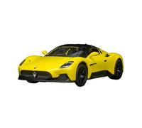 SYYANFEI Modellino Realistico Auto Simulazione Di Modelli Di Auto Da Corsa In Lega Maserati MC20 In Scala 1:32 Con Suono E Luci, Torna Al Gioco Hobby Giocattolo(Yellow)