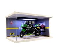 SYYANFEI Modellino Realistico Moto Scala 1:12 Per Kawasaki 400 In Lega Modello Di Moto Da Cross Giocattolo Auto Collezione Regalo Ornamenti Statici Regalo Ragazze Ragazzi(Nero)