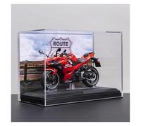 SYYANFEI Modellino Realistico Moto Scala 1:12 Per Kawasaki Ninja 400 Motocicletta Modello In Lega Auto Giocattoli Veicolo Da Esposizione Statica Regalo Souvenir Regalo Ragazze Ragazzi(Red-B)