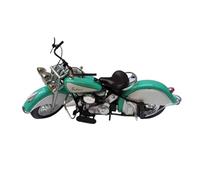 SYYANFEI Modellino Realistico Moto Scala Modellino Lega Pressofusa 1:6 Per Motocicletta Indiana D'epoca Giocattolo Collezione Classico Decorazione Giocattolo Regalo Regalo Ragazze Ragazzi(verde)