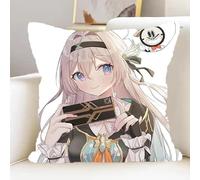 SYYNB Cuscino Periferico Personaggio del Gioco Cuscino per Star Rail Firefly, Soft Applicare Cerniera Invisibile per la Casa Il Divano L'Ufficio,A 35 * 35CM