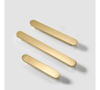 SYZOW maniglie oro 96mm mobilia da cucina ottone spazzolato lega zinco