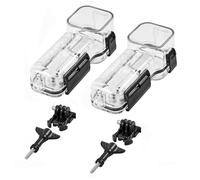 Syzplnwy Custodia impermeabile per DJI Pocket 3, custodia subacquea da 60 m con vetro temperato, controllo touch completo, Trasparente, 2 pezzi, Attivo