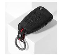 SYZYM Alcantara Cover Portachiavi for Auto Accessori Portachiavi compatibili con Audi A4 B9 A3 8P A6 C7 8S 8W A7 S3 S7 S8 R8 Q2 Q3 Q5 Q7 Q8 SQ5 TT RS3 RS6 (Color : Style D 9002 Black)