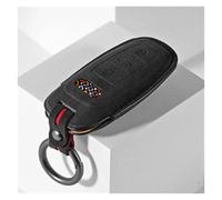 SYZYM Alcantara Cover Portachiavi for Auto Accessori Portachiavi compatibili con Audi A4 B9 A3 8P A6 C7 8S 8W A7 S3 S7 S8 R8 Q2 Q3 Q5 Q7 Q8 SQ5 TT RS3 RS6 (Color : Style A 9002 Black)