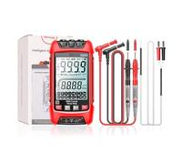 SZ01 SZ02 Multimetro Digitale Intelligente Palmare Multifunzionale Ad Alta Precisione Strumento Di Manutenzione For Elettricisti Resistenza Alla Temperatura Lettura Rapida Accurata Facile(SZ02 red)