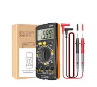 SZ08 Professional Digital Multimeter Ultra-thin Storage Meter Auto Voltmeter AC DC 220V Resistance Handhold Testers(SZ08 Orange)