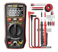 SZ202 Tester multimetro digitale AC/DC Corrente di tensione Automatico Display digitale Digital Digital Strumenti di tester NCV intelligente e linea di combinazione - Red