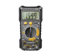 SZ304 Multimeter 2000 Count Digital AC/DC Voltage Current Handheld Multifunction Precision Tester NCV Resistance Test(SZ304 Black Pro)