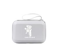 Szaerfa Custodia da trasporto per OSMO Mobile 8, borsa per action camera, grande capacità, gimbal stabilizzatore portatile, custodia in PU, organizer, custodia da viaggio (solo custodia) (Grigio)